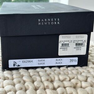 Barneys New York Black Suede Shoes